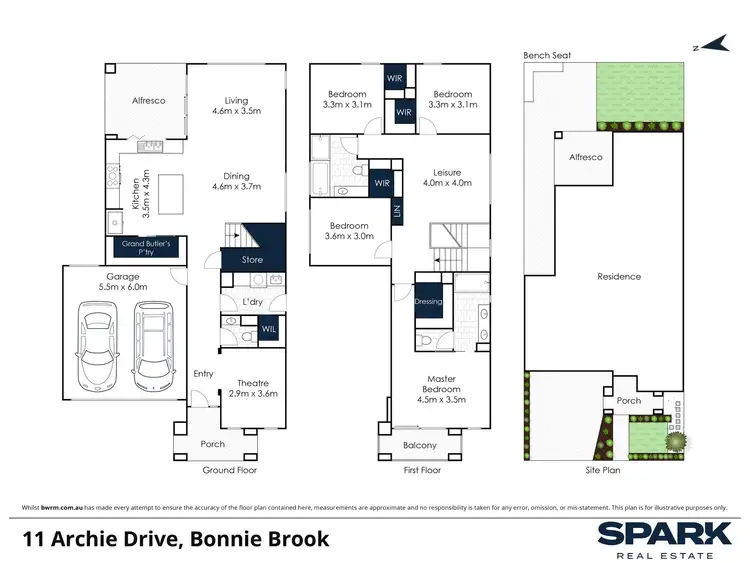 Floorplan of Homely house listing, 11 Archie Drive, Bonnie Brook VIC 3335