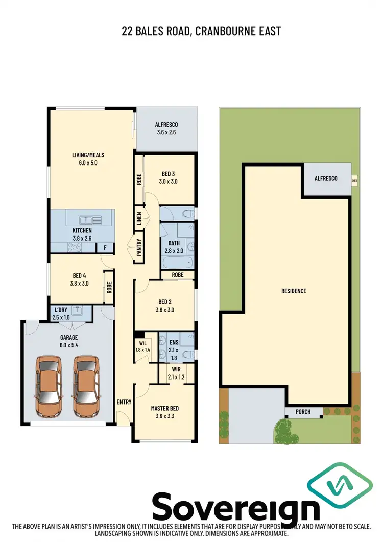Floorplan of Homely house listing, 22 Bales Road, Cranbourne East VIC 3977