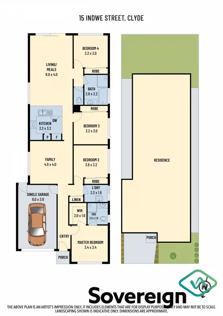 Floorplan of Homely house listing, 15 Indwe Street, Clyde VIC 3978