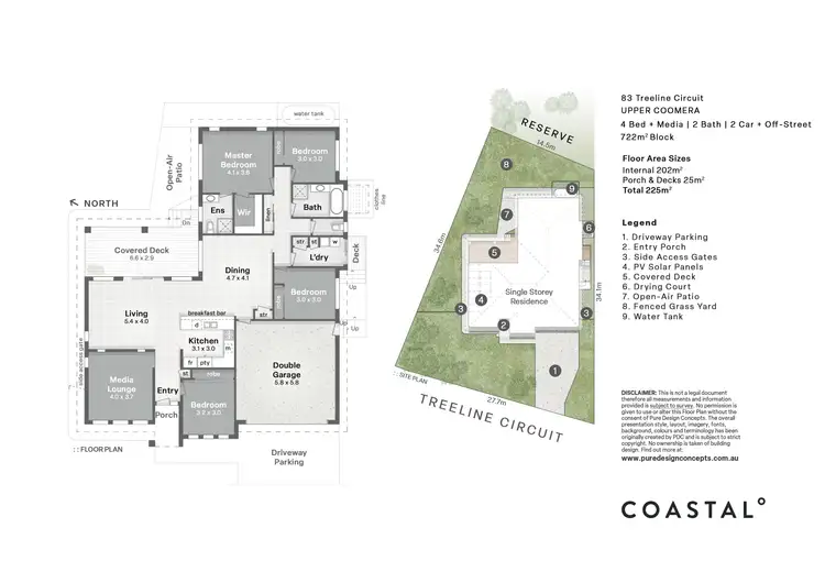Floorplan of Homely house listing, 83 Treeline Circuit, Upper Coomera QLD 4209