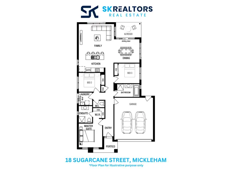 Floorplan of Homely house listing, 18 Sugarcane Street, Mickleham VIC 3064