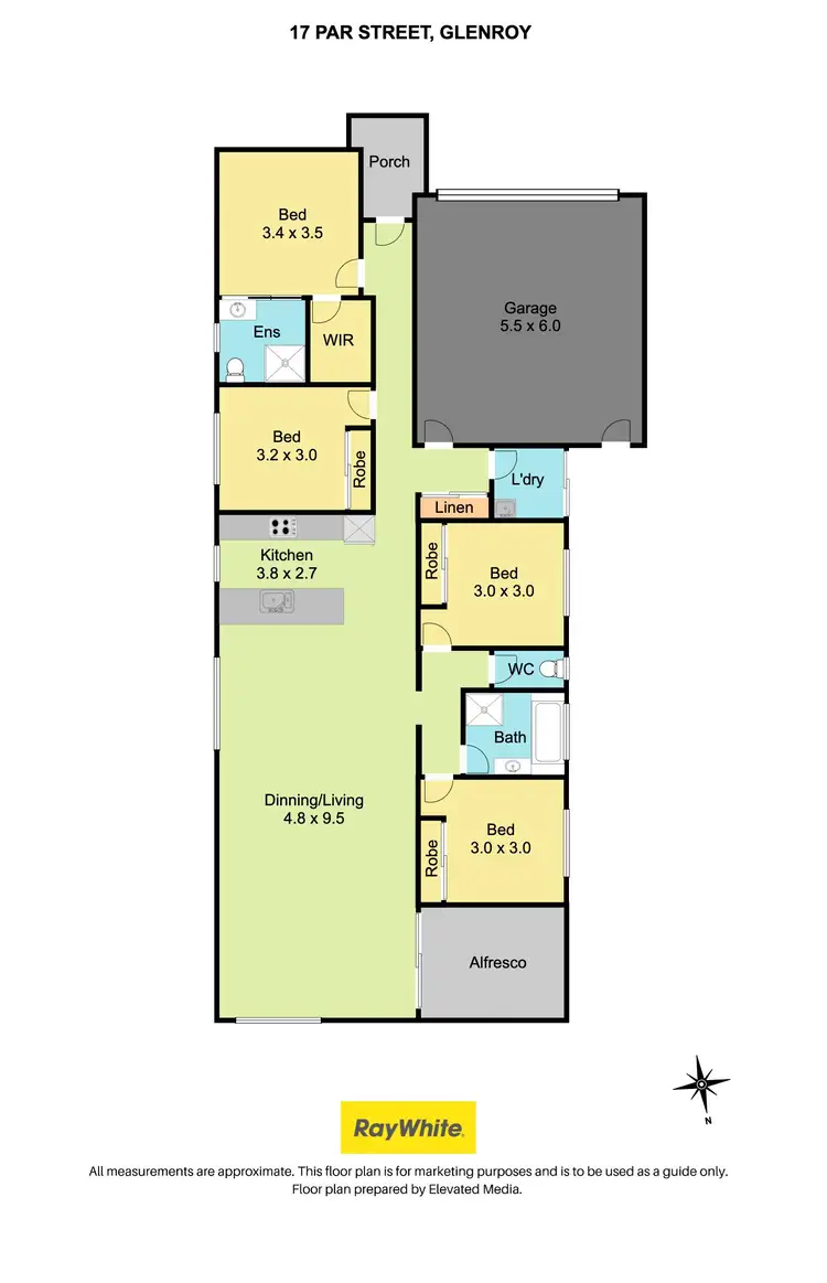 Floorplan of Homely house listing, 17 Par Street, Glenroy NSW 2640