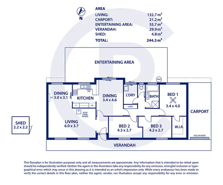 Floorplan of Homely house listing, 5 Herriot Court, Mount Barker SA 5251