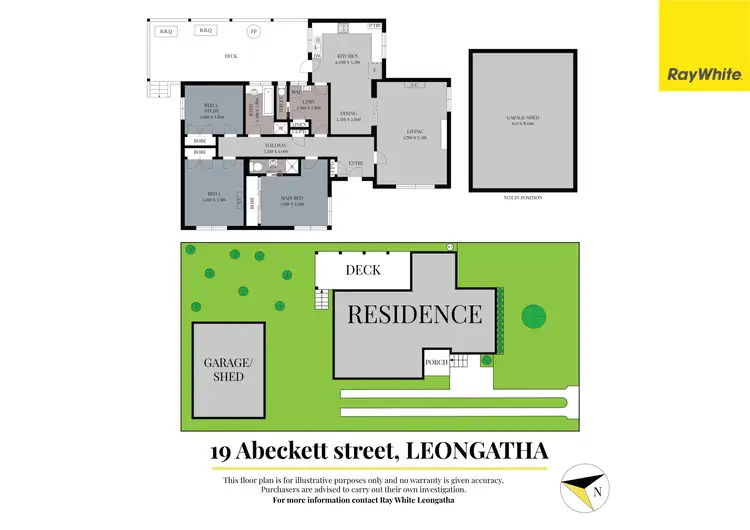 Floorplan of Homely house listing, 19 Abeckett Street, Leongatha VIC 3953