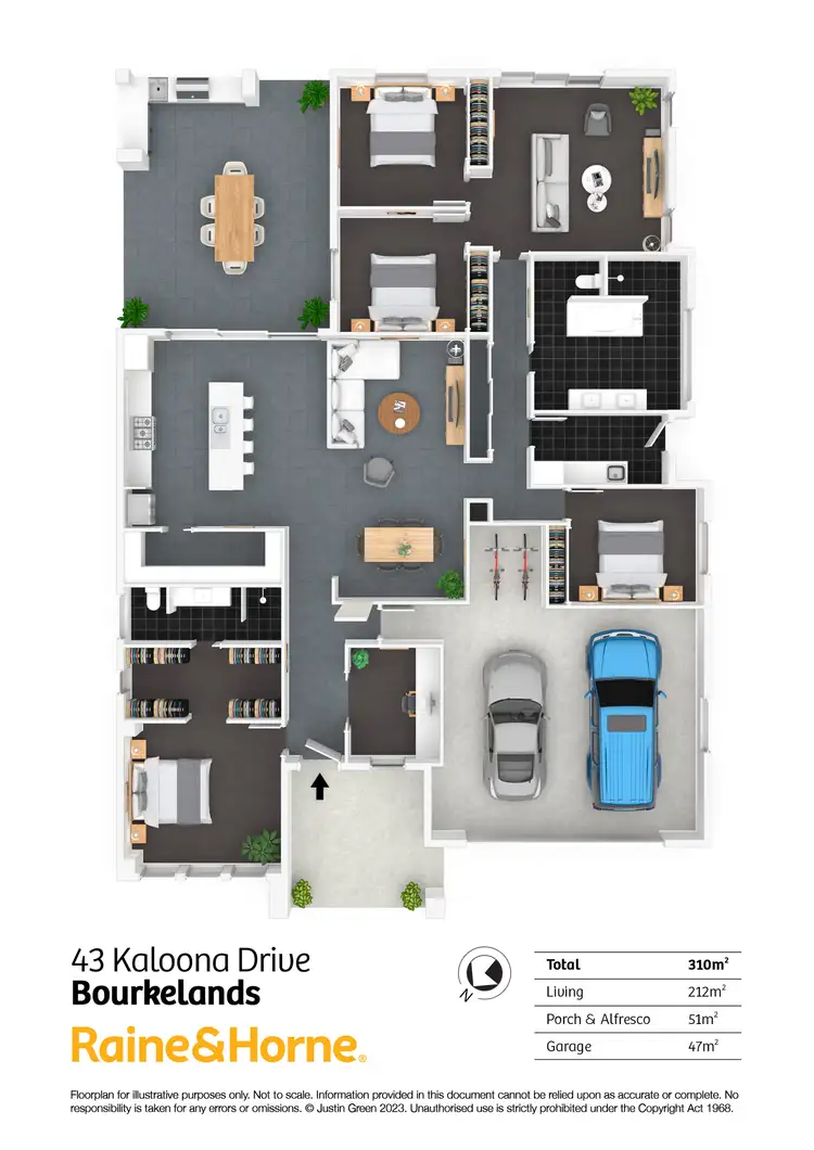 Floorplan of Homely house listing, 43 Kaloona Drive, Bourkelands NSW 2650