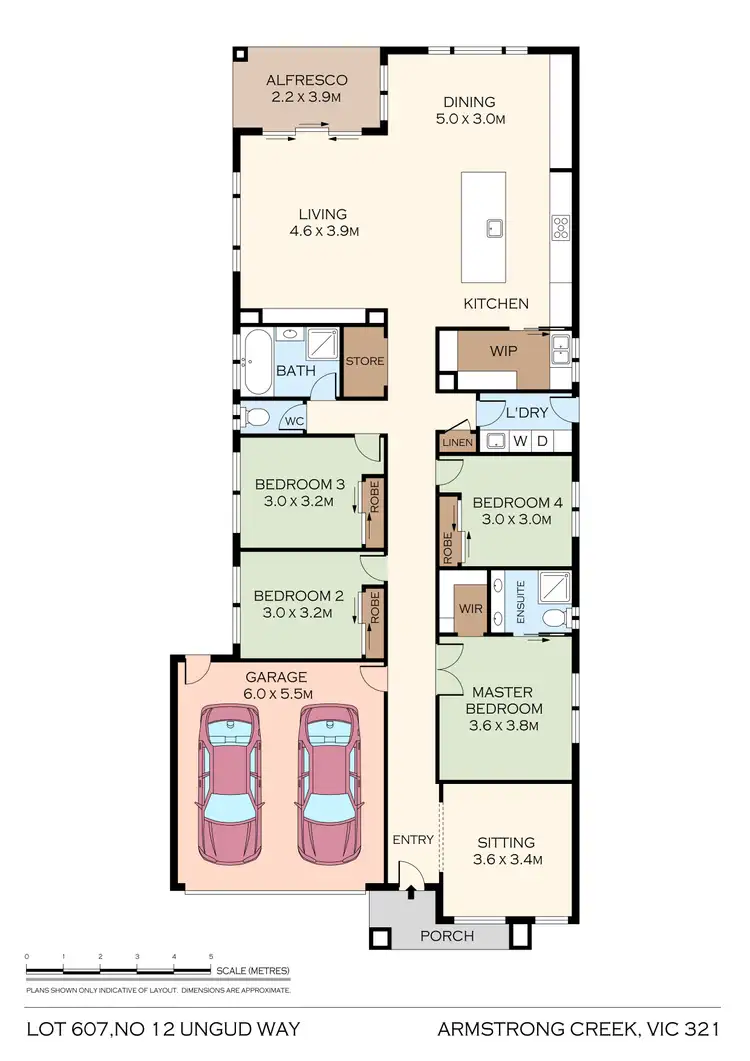 Floorplan of Homely house listing, 12 Ungud Way, Armstrong Creek VIC 3217
