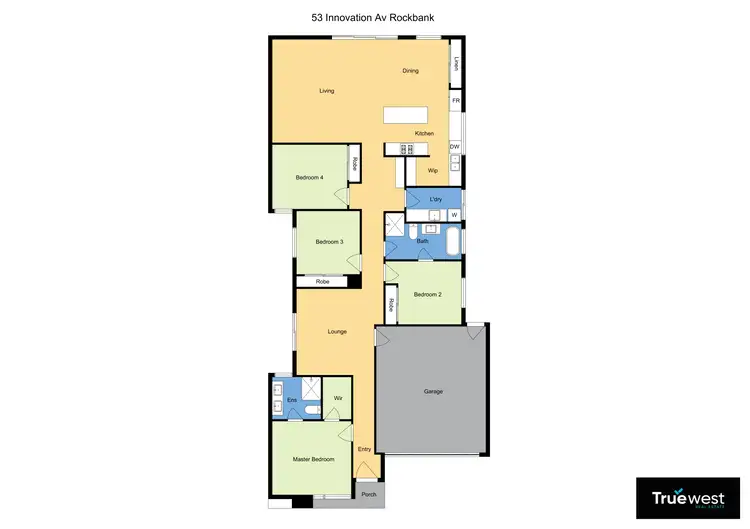 Floorplan of Homely house listing, 53 Innovation Av, Rockbank VIC 3335