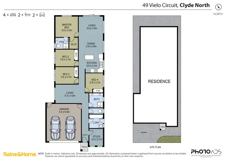 Floorplan of Homely house listing, 49 Vielo Circuit, Clyde North VIC 3978