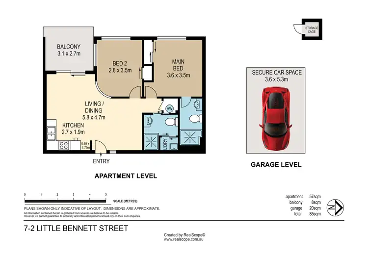 Floorplan of Homely unit listing, 7/2 Little Bennett Street, Norman Park QLD 4170