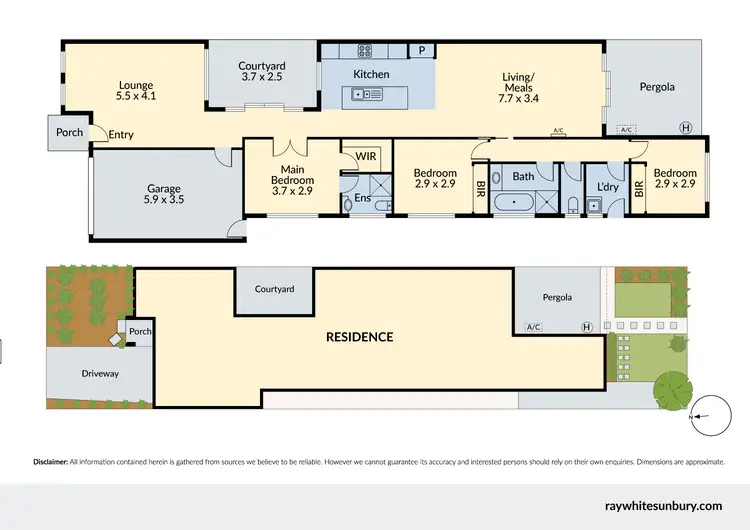 Floorplan of Homely house listing, 17B Keith Avenue, Sunbury VIC 3429