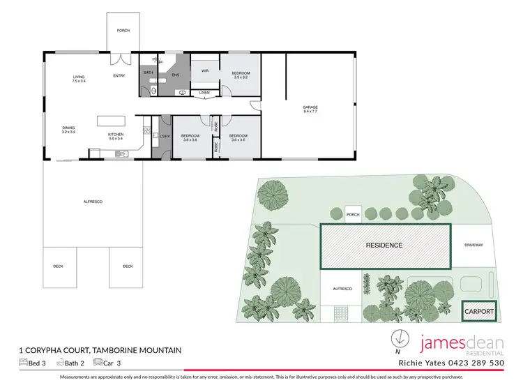 Floorplan of Homely house listing, 1 Corypha Court, Tamborine Mountain QLD 4272