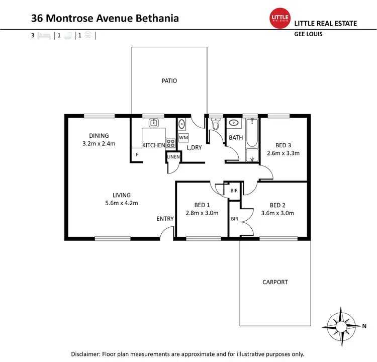 Floorplan of Homely house listing, 36 Montrose Avenue, Bethania QLD 4205