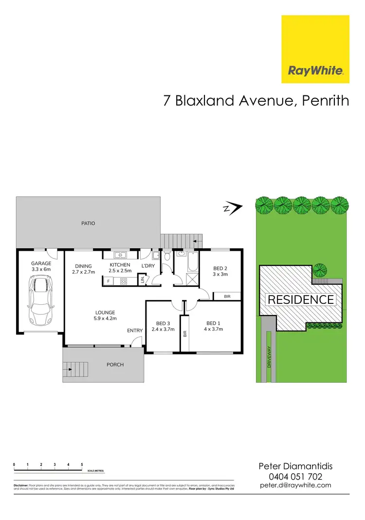 Floorplan of Homely house listing, 7 Blaxland Avenue, Penrith NSW 2750