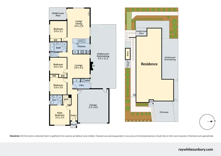 Floorplan of Homely house listing, 18 Bonnor Street, Sunbury VIC 3429