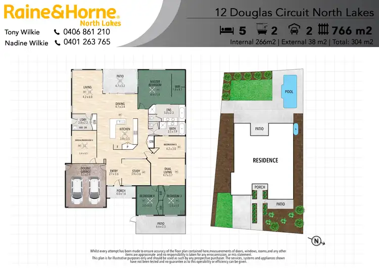 Floorplan of Homely house listing, 12 Douglas Circuit, North Lakes QLD 4509