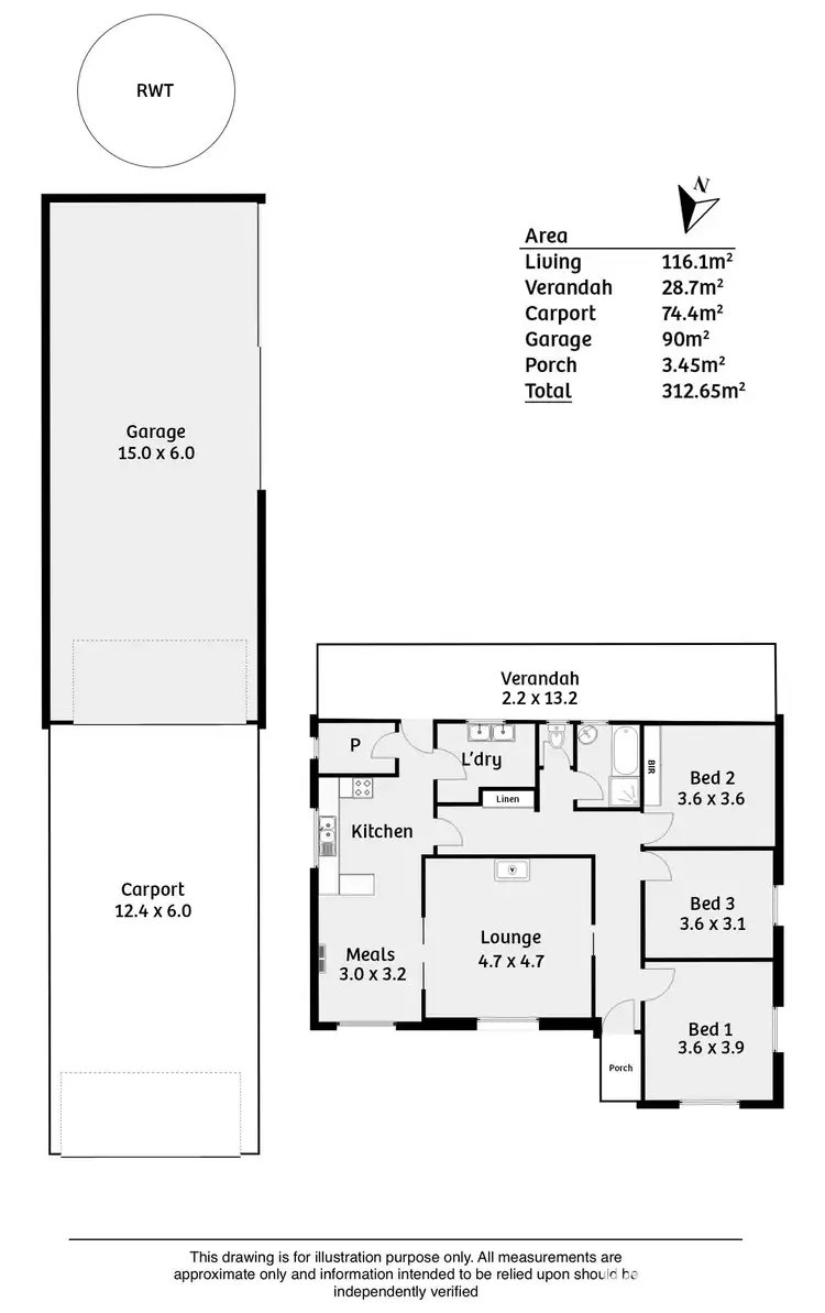 Floorplan of Homely house listing, 41 Hooper Road, Strathalbyn SA 5255
