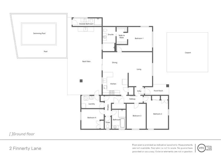 Floorplan of Homely house listing, 2 Finnerty Lane, Hannans WA 6430