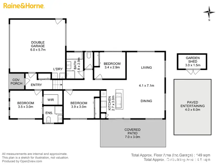 Floorplan of Homely house listing, 6 Roybridge Way, Howrah TAS 7018