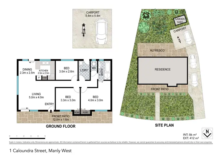 Floorplan of Homely house listing, 1 Caloundra Street, Manly West QLD 4179
