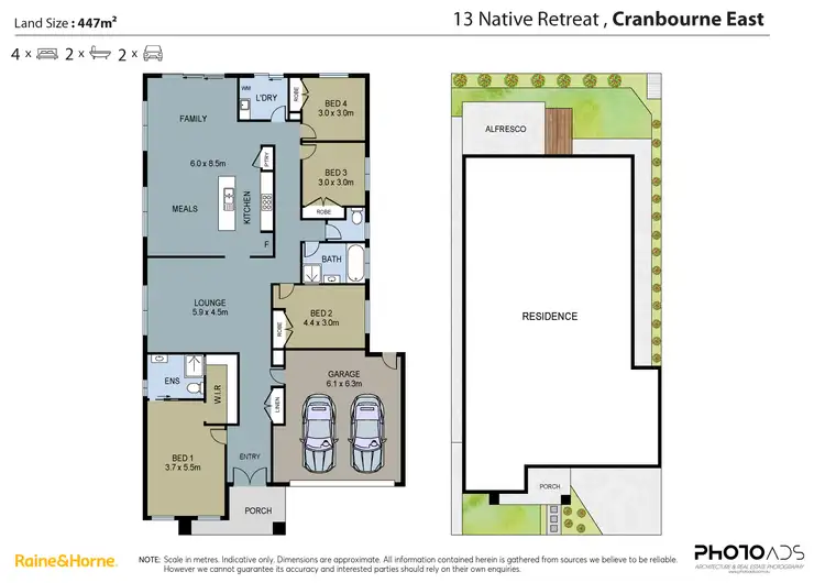 Floorplan of Homely house listing, 13 Native Retreat, Cranbourne East VIC 3977