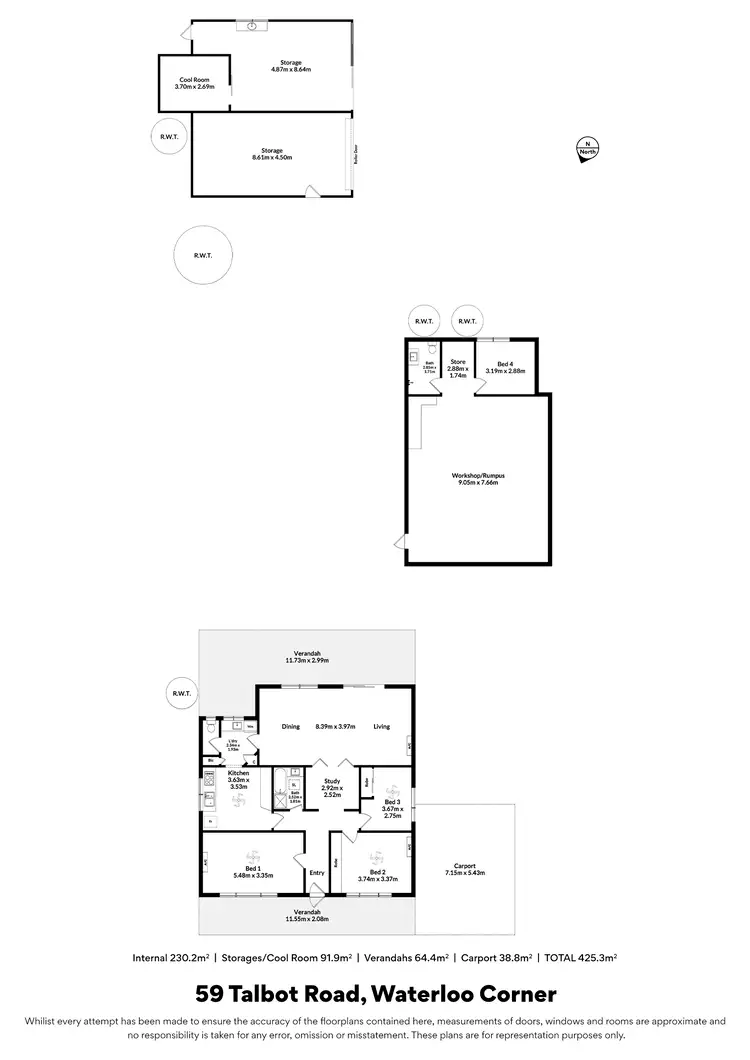 Floorplan of Homely house listing, 59 Talbot Road, Waterloo Corner SA 5110