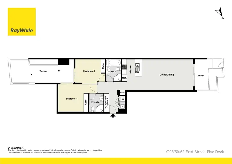Floorplan of Homely apartment listing, G03/50-52 East Street, Five Dock NSW 2046