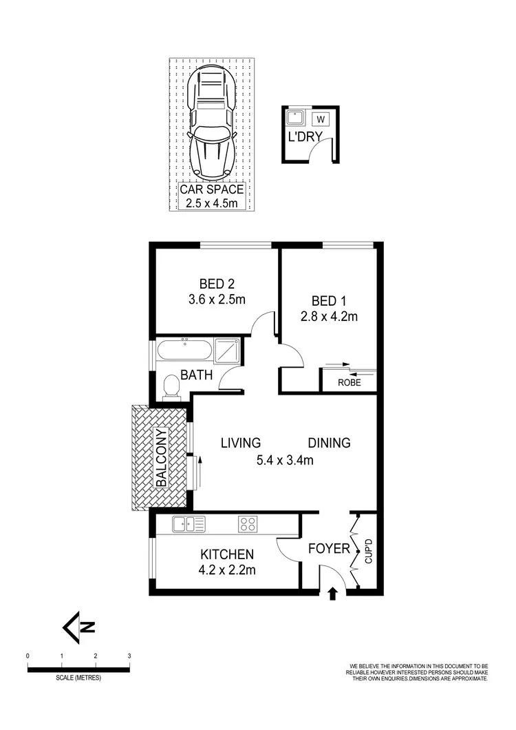Floorplan of Homely unit listing, 7/270-272 King Georges Road, Roselands NSW 2196