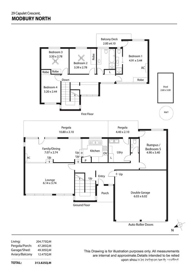 Floorplan of Homely house listing, 29 Capulet Crescent, Modbury SA 5092