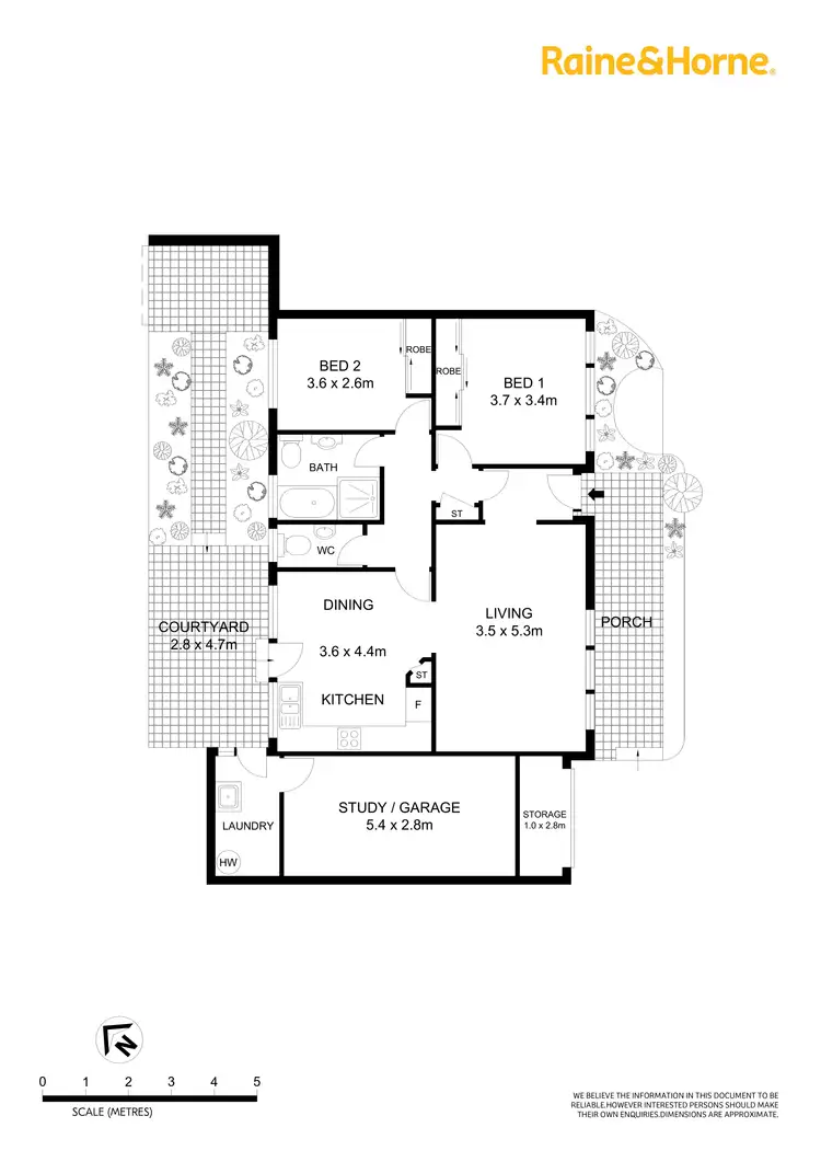 Floorplan of Homely villa listing, 2/24 Albert Street, Bexley NSW 2207