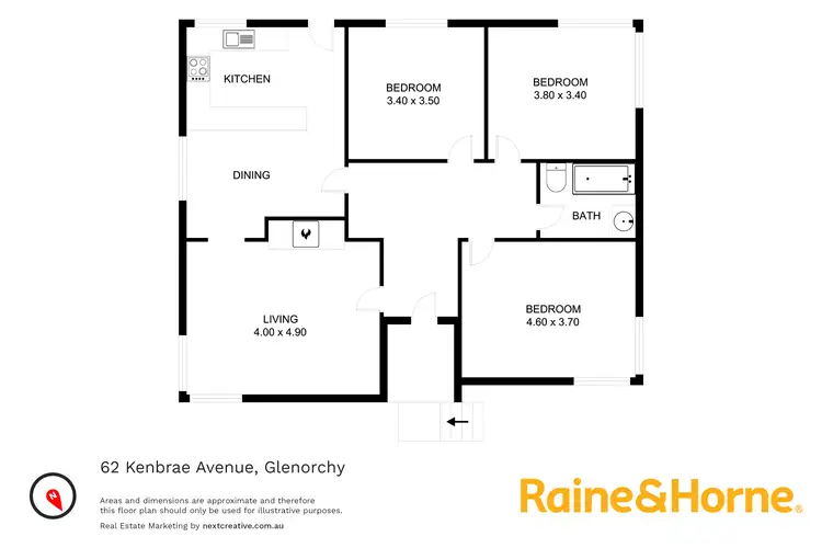 Floorplan of Homely house listing, 62 Kenbrae Avenue, Glenorchy TAS 7010