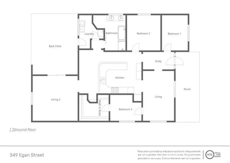 Floorplan of Homely house listing, 349 Egan Street, Kalgoorlie WA 6430