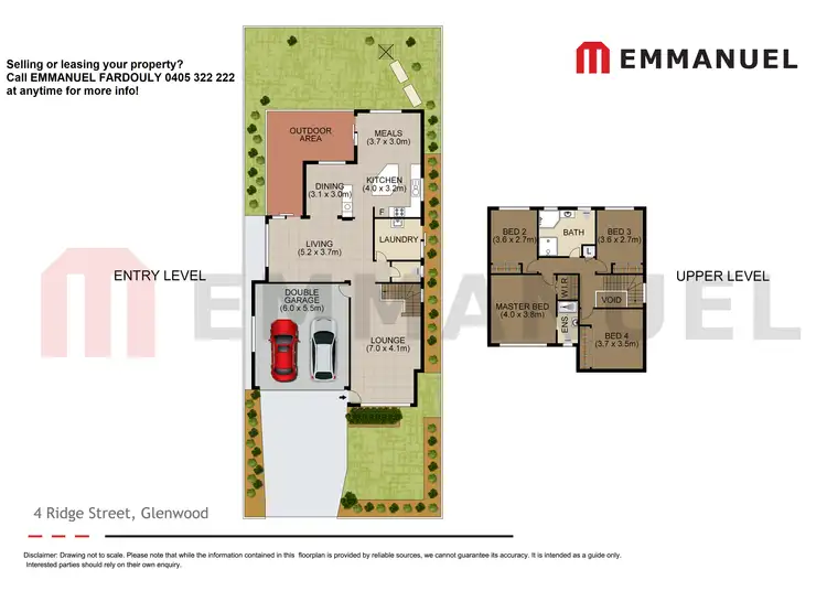 Floorplan of Homely house listing, 4 Ridge Street, Glenwood NSW 2768