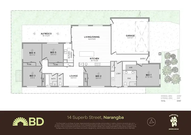Floorplan of Homely house listing, 14 Superb Drive, Narangba QLD 4504