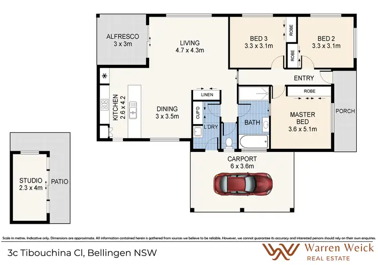 Floorplan of Homely house listing, 3C Tibouchina Close, Bellingen NSW 2454