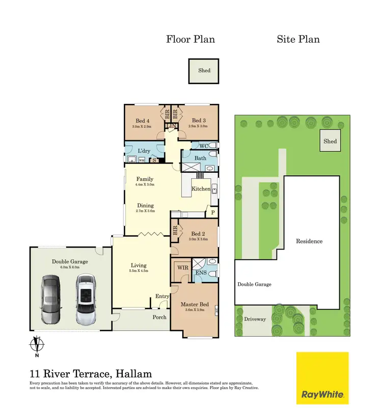 Floorplan of Homely house listing, 11 River Terrace, Hallam VIC 3803