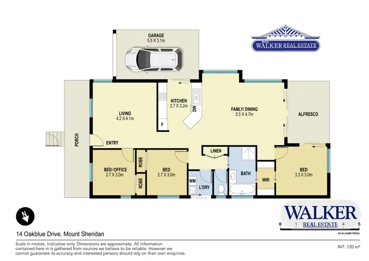Floorplan of Homely house listing, 14 Oakblue Drive, Mount Sheridan QLD 4868