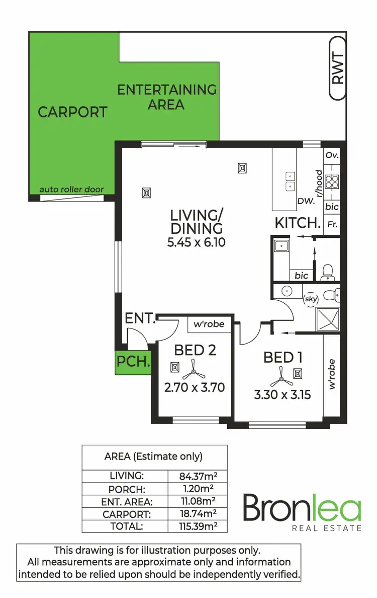Floorplan of Homely unit listing, 36A De Laine Avenue, Edwardstown SA 5039