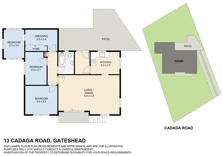 Floorplan of Homely house listing, 13 Cadaga Road, Gateshead NSW 2290