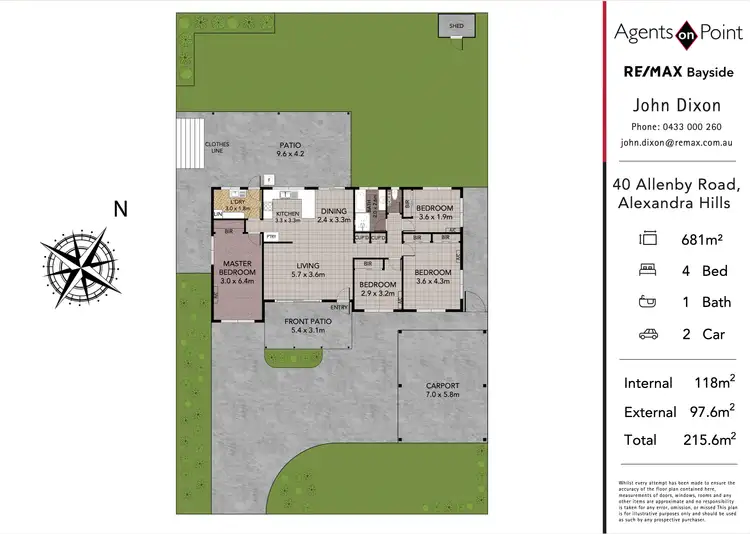Floorplan of Homely house listing, 40 Allenby Road, Alexandra Hills QLD 4161