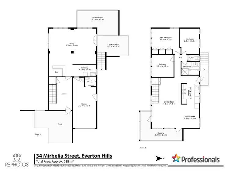 Floorplan of Homely house listing, 34 Mirbelia Street, Everton Hills QLD 4053