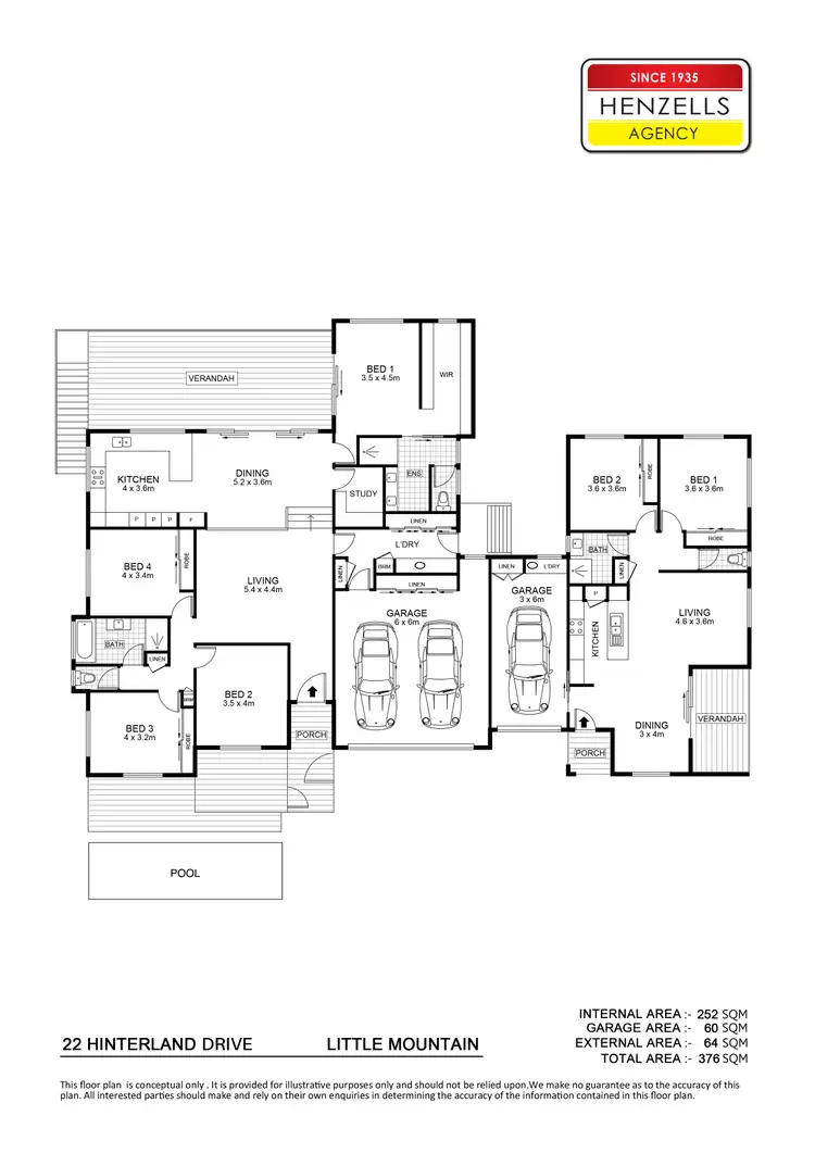Floorplan of Homely house listing, 22 Hinterland Drive, Little Mountain QLD 4551