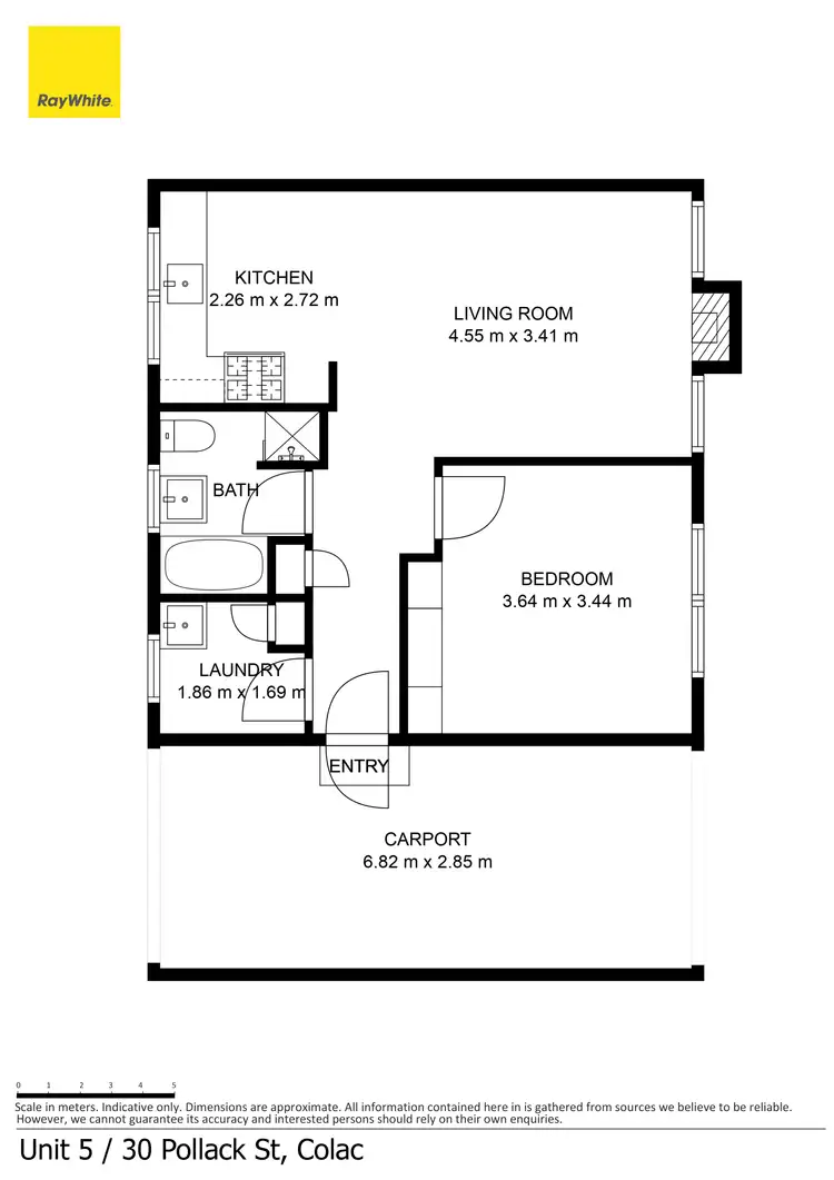 Floorplan of Homely unit listing, 5/30 Pollack Street, Colac VIC 3250