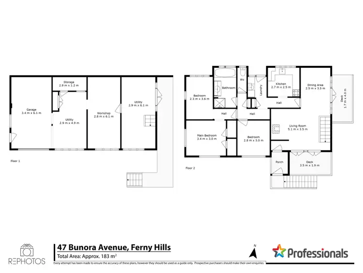 Floorplan of Homely house listing, 47 Bunora Avenue, Ferny Hills QLD 4055