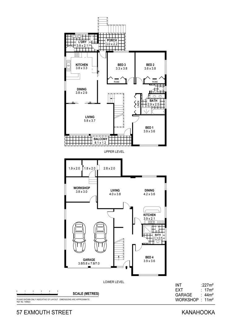Floorplan of Homely house listing, 57 Exmouth Road, Kanahooka NSW 2530