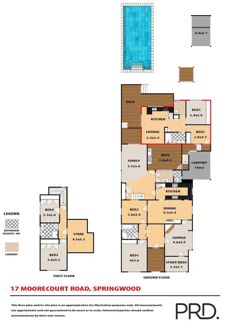 Floorplan of Homely house listing, 17 Moorecourt Avenue, Springwood NSW 2777
