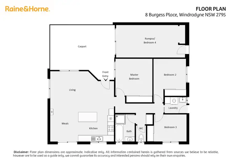 Floorplan of Homely house listing, 8 Burgess Place, Windradyne NSW 2795