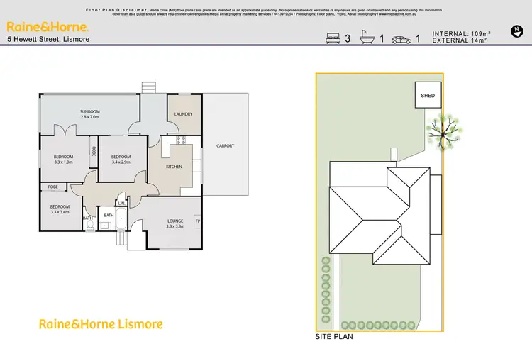 Floorplan of Homely house listing, 5 Hewett Street, Lismore NSW 2480