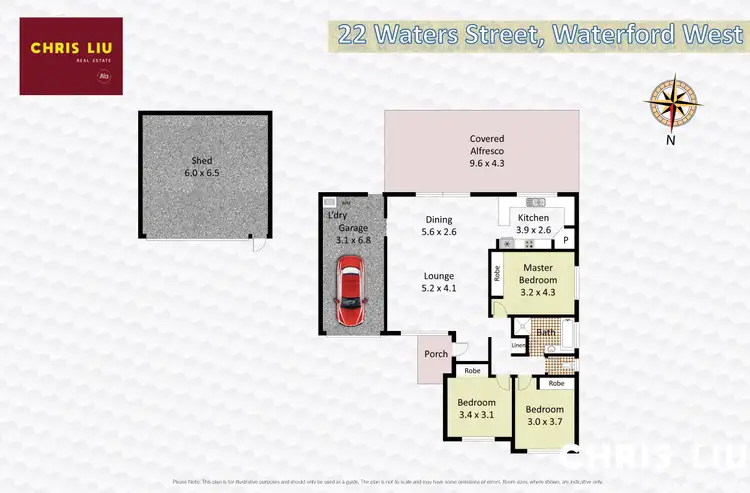 Floorplan of Homely house listing, 22 Waters Street, Waterford West QLD 4133