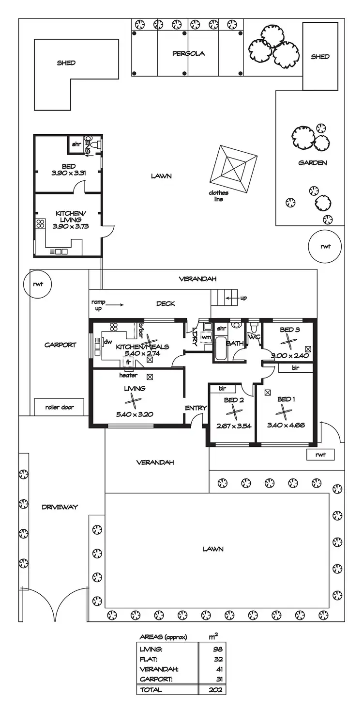 Floorplan of Homely house listing, 5 Ruby Street, Brahma Lodge SA 5109