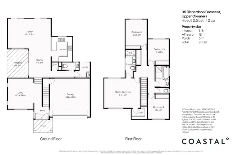 Floorplan of Homely house listing, 35 Richardson Crescent, Upper Coomera QLD 4209